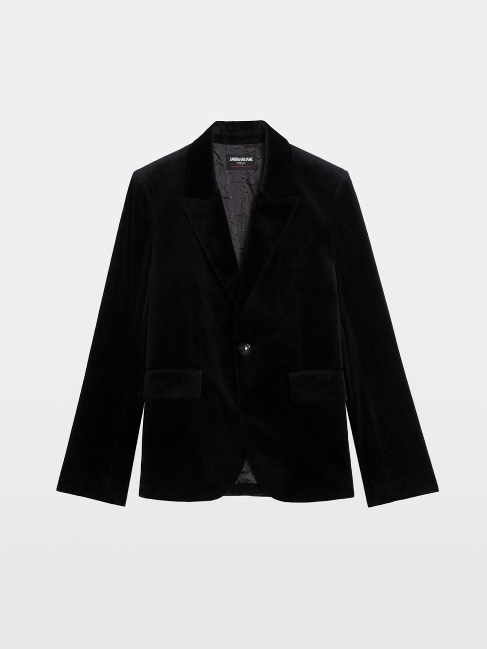 NWT! Zadig & Voltaire Vavy Velvet Blazer in black!